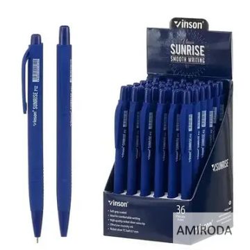 VINSON olajos zselés toll, 0.7mm, írás színe: kék