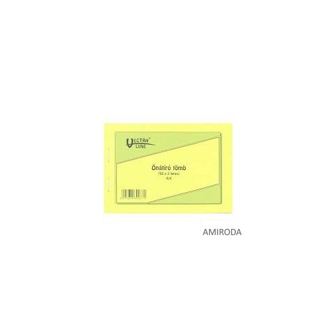 Önátírótömb , A/6, 50x2pld