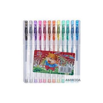 GLITTRT PEN12db-os zselés toll készlet, csillámos 