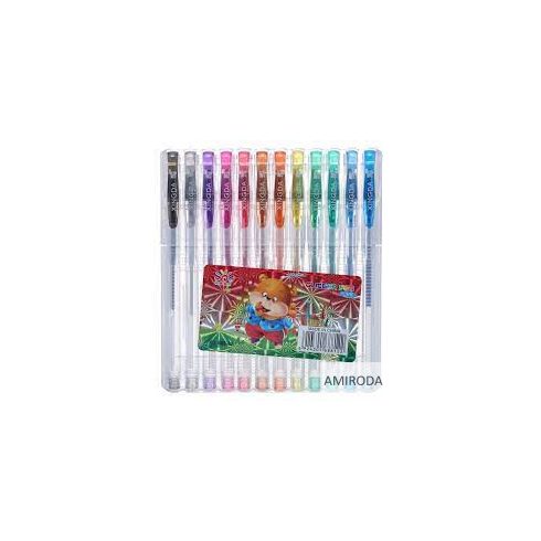 GLITTRT PEN12db-os zselés toll készlet, csillámos 