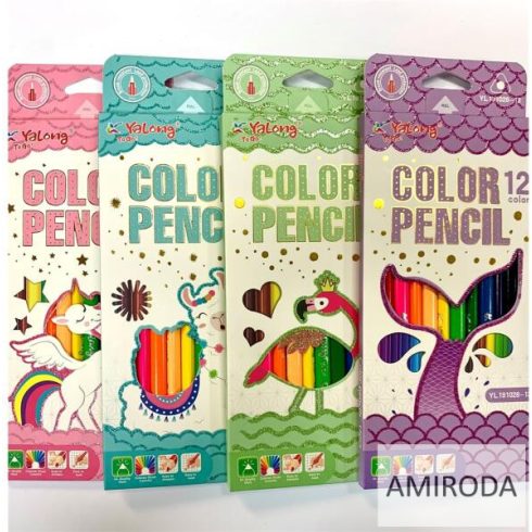 YALONG 12db-os színes ceruza készlet 