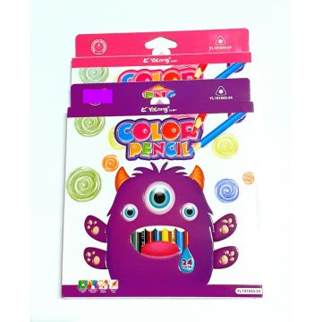 YALONG 24 db-os, háromszögletű, színes ceruza készlet