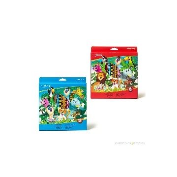   YALONG 24 db-os színes ceruza készlet, hatszögletű testtel