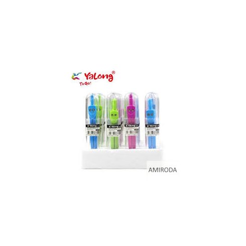 YALONG fém körző, műanyag tokban