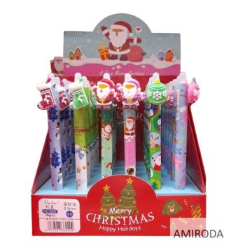 Karácsonyi mintás radírozható zseléstoll , többféle